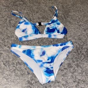 🌟SALE 3 for $12🌟 Blue and White Bikini Set